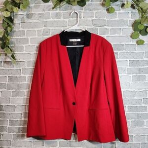 Peter Nygard NWT Plus Size Red Blazer Suit Jacket Size 20W